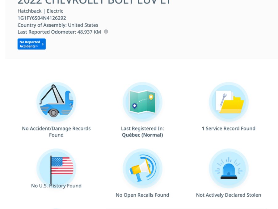 2022 Chevrolet Bolt EUV 2022 White