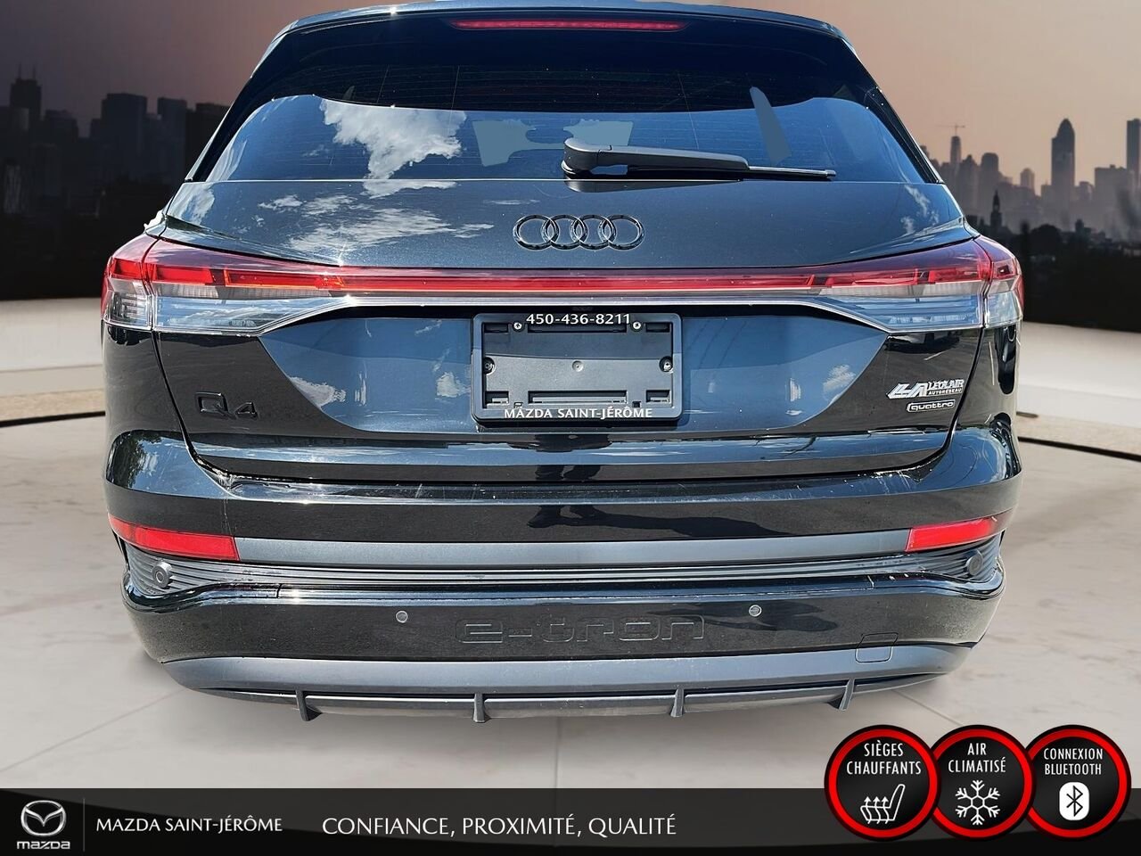 Audi Q4 e-tron 2024 Noir Saint-Jérôme - photo #6