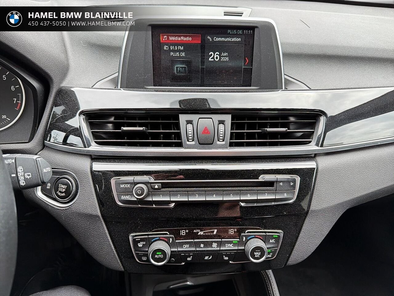 2018 BMW X1 xDrive28i véhicule d'activités sportives White Blainville - photo #13
