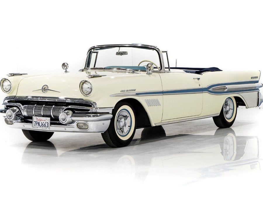 1957 Pontiac Bonneville 1957 White