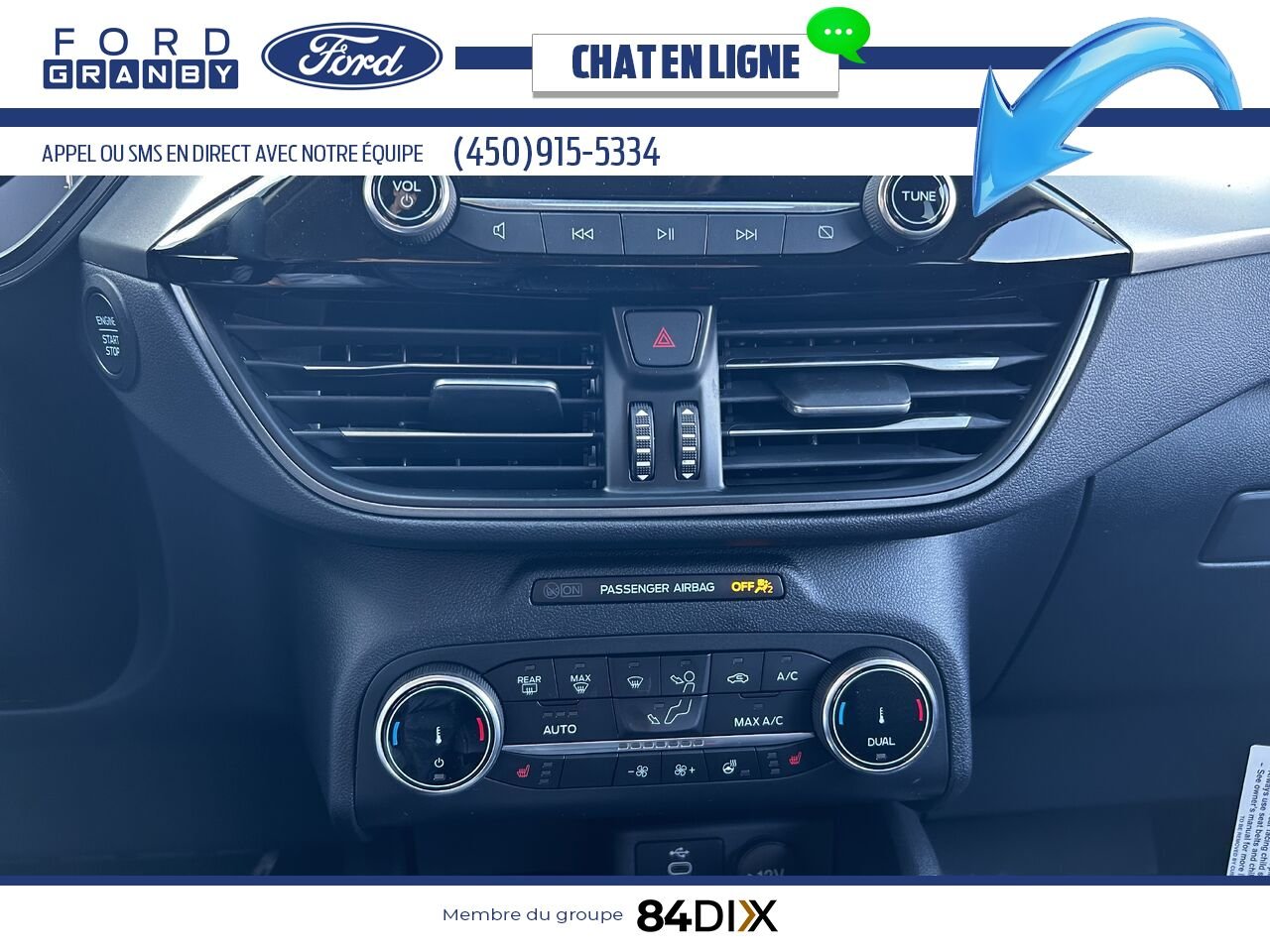 Ford Escape 2025 Noir agate métallisé Granby - photo #13