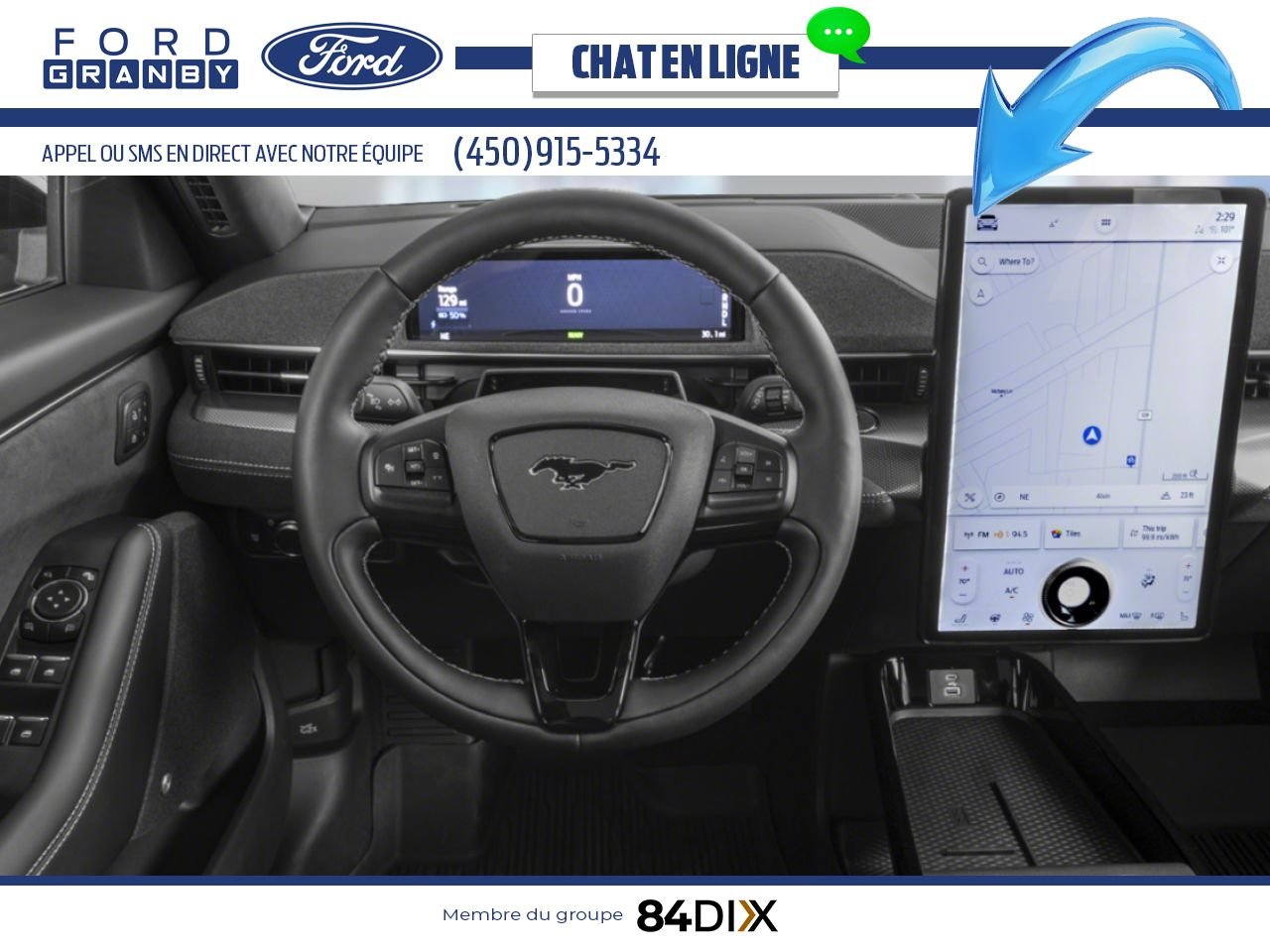 2025 Ford Mustang Mach-E Shadow Black Granby - photo #6