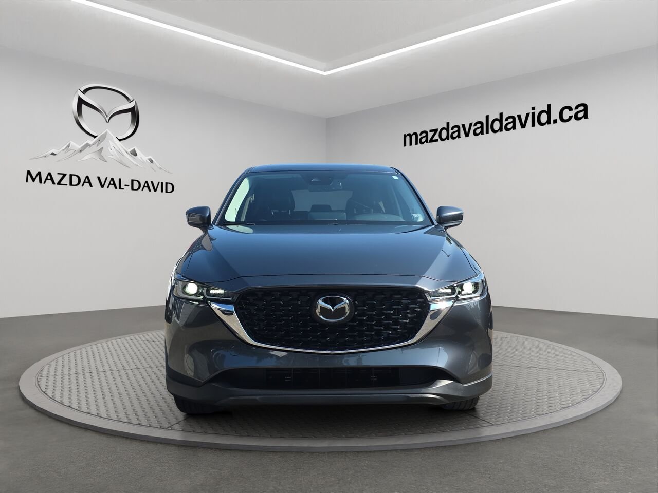 2025 Mazda CX-5 4 pneu hivers inclus, Gs, awd, Toit ouvrant, volant et rétroviseurs chauffants, hayon électrique Polymetal Metallic Val-David - photo #2