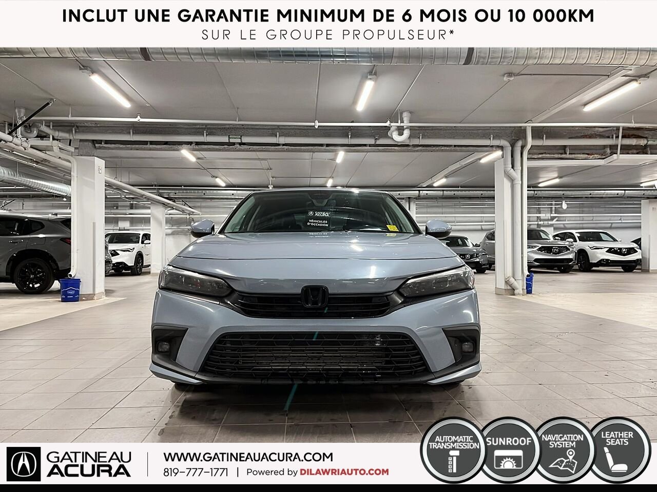 Honda Civic Touring 2022 Gris Ottawa & Gatineau - photo #1