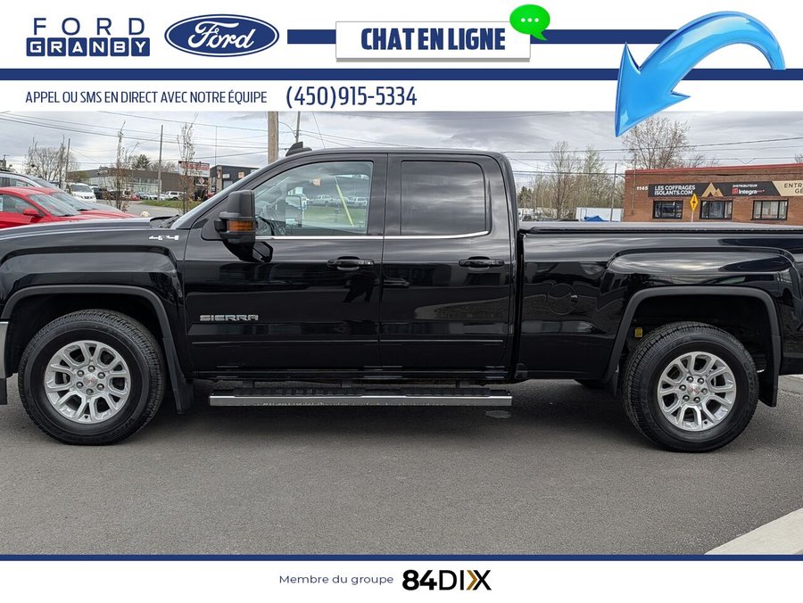 GMC Sierra 1500 SLE cabine double 4RM, 143,5 po 2016 Noir