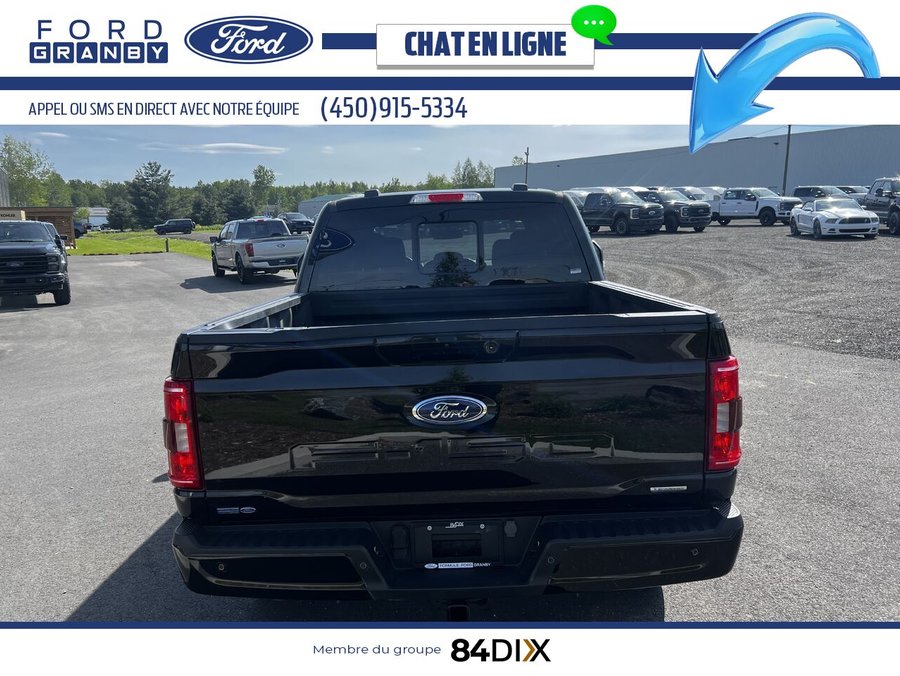 Ford F-150 XLT SuperCrew 4RM TOIT PANO 2023 Noir