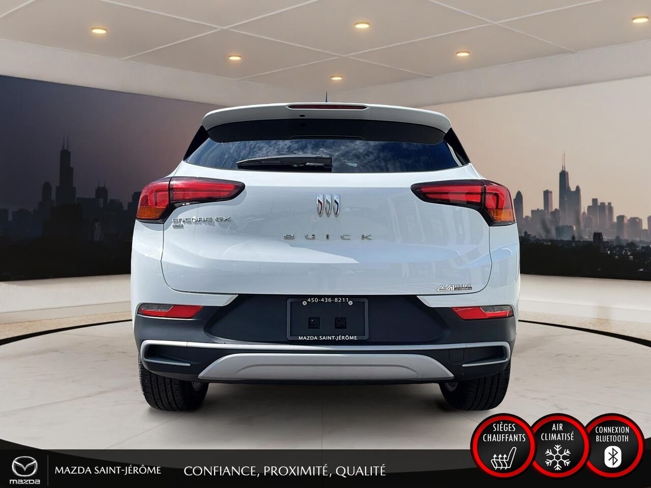 Buick Encore GX Privilégiée | AWD | CLEAN CARFAX | 2024 Blanc Saint-Jérôme - photo #6