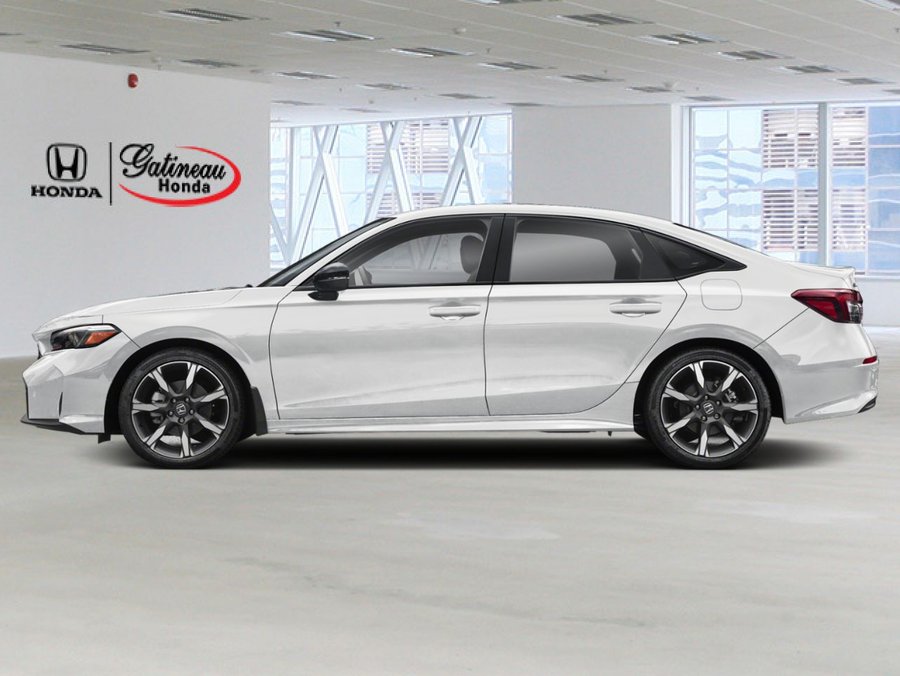 2026 Honda Civic hybride berline 2026 BLANC PLATINE NACRÉ(NH-883P)-GRIS