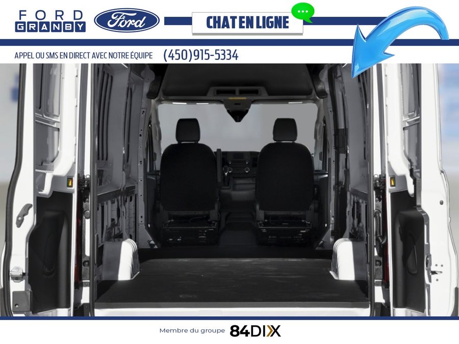 Ford Transit fourgon utilitaire T-350 EL PA toit surélevé 148 po PNBV de 9 500 lb 2025 Blanc Oxford