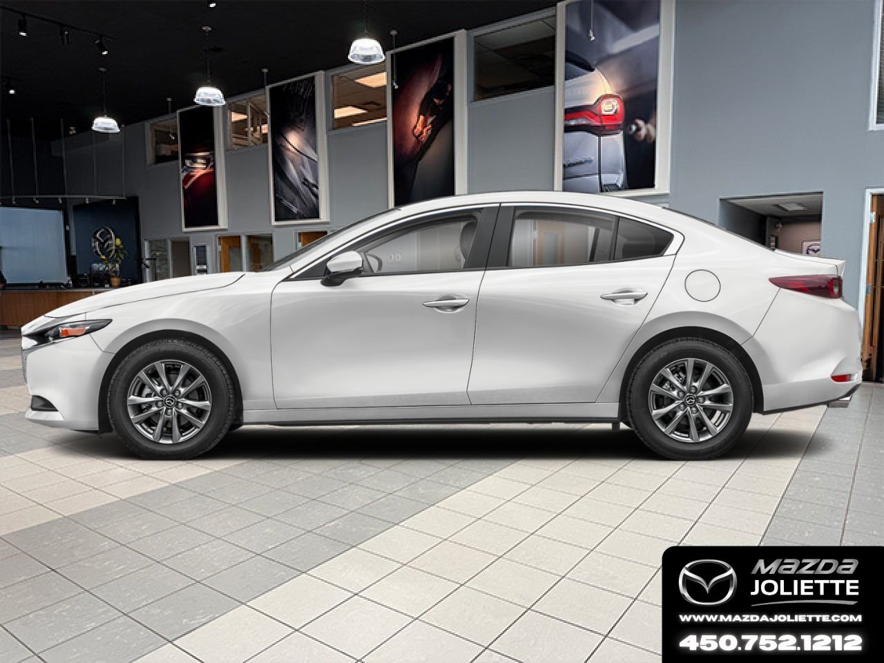 MAZDA Mazda3 2026 Blanc neige nacré Notre-Dame-des-Prairies - photo #1