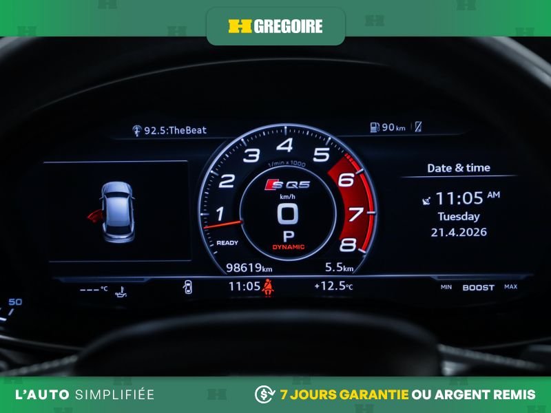 Audi SQ5 729773 | Technik AWD AUTO AC CUIR TOIT NAV MAGS CAM RECULE 2019 Gris Laval - photo #19