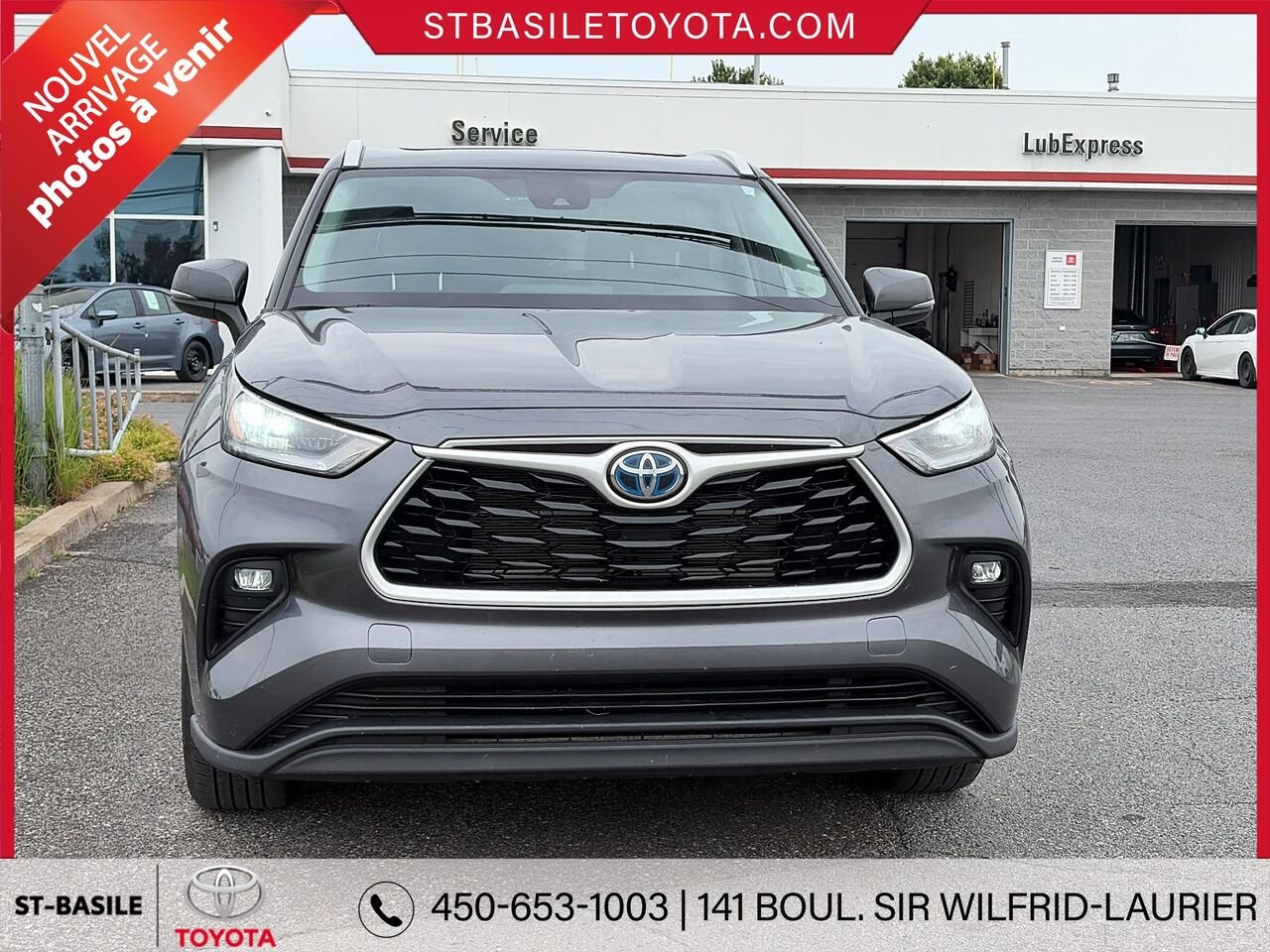 2023 TOYOTA Highlander Hybrid Magnetic Grey Metallic Saint-Basile-le-Grand - photo #3