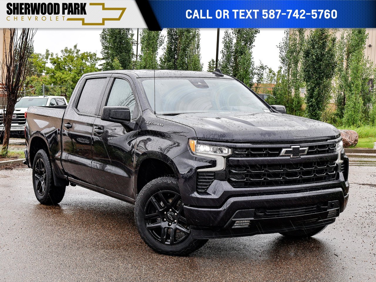 2024 Chevrolet Silverado 1500 4WD Crew Cab 147 RST Black Sherwood Park - photo #0