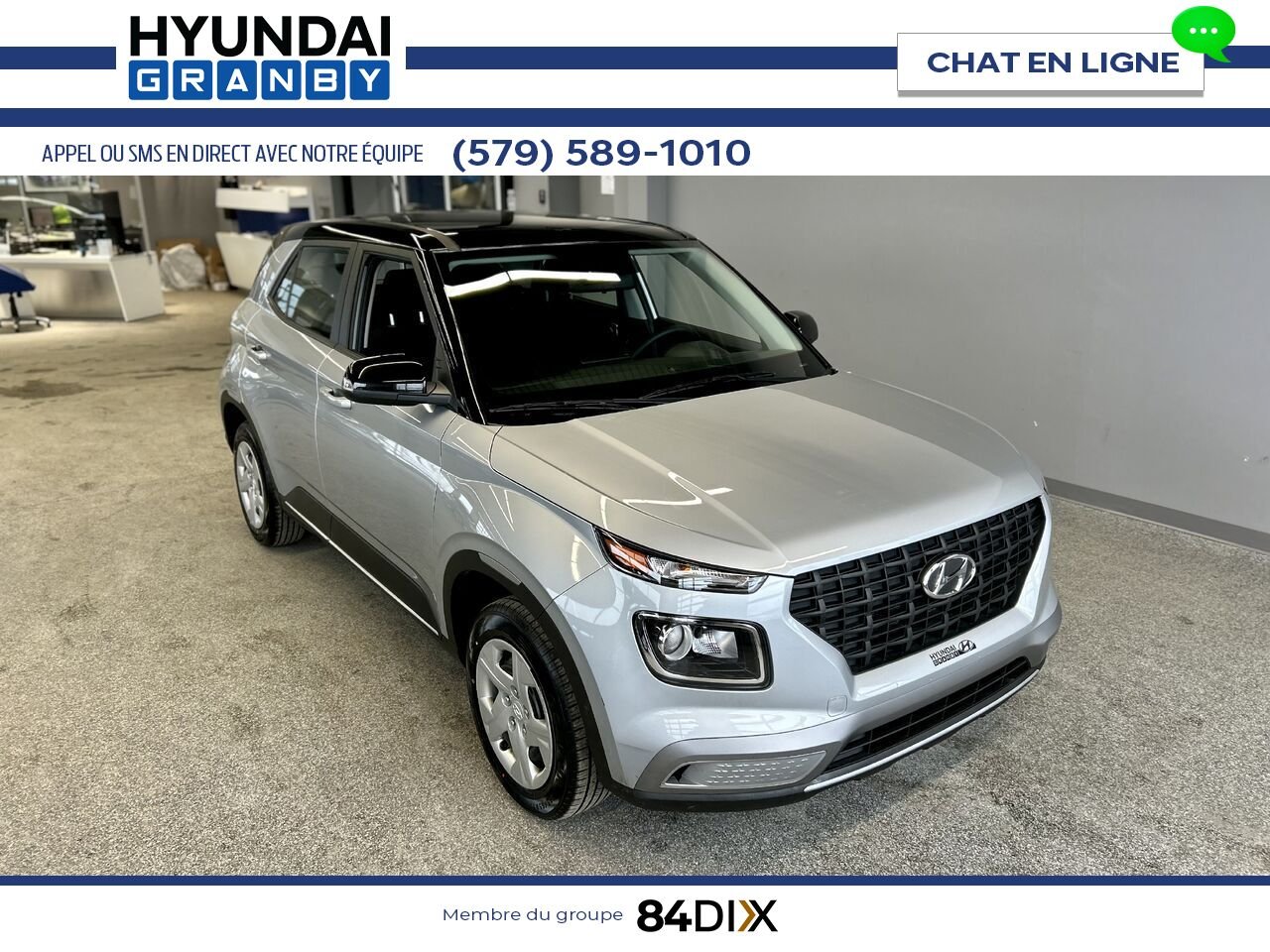 2023 Hyundai Venue Grey Granby - photo #1