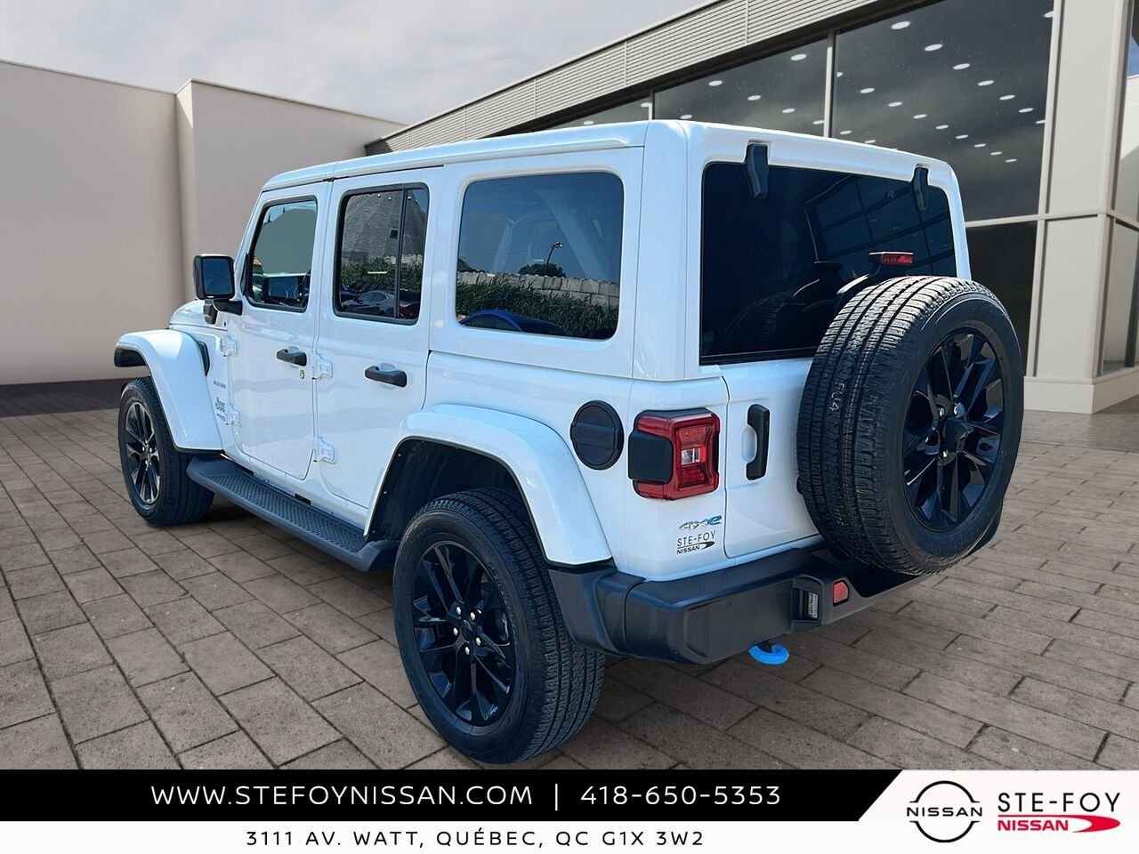 2022 Jeep WRANGLER 4XE UNLIMITED COLD WEATHER GROUP White Ste-Foy - photo #3