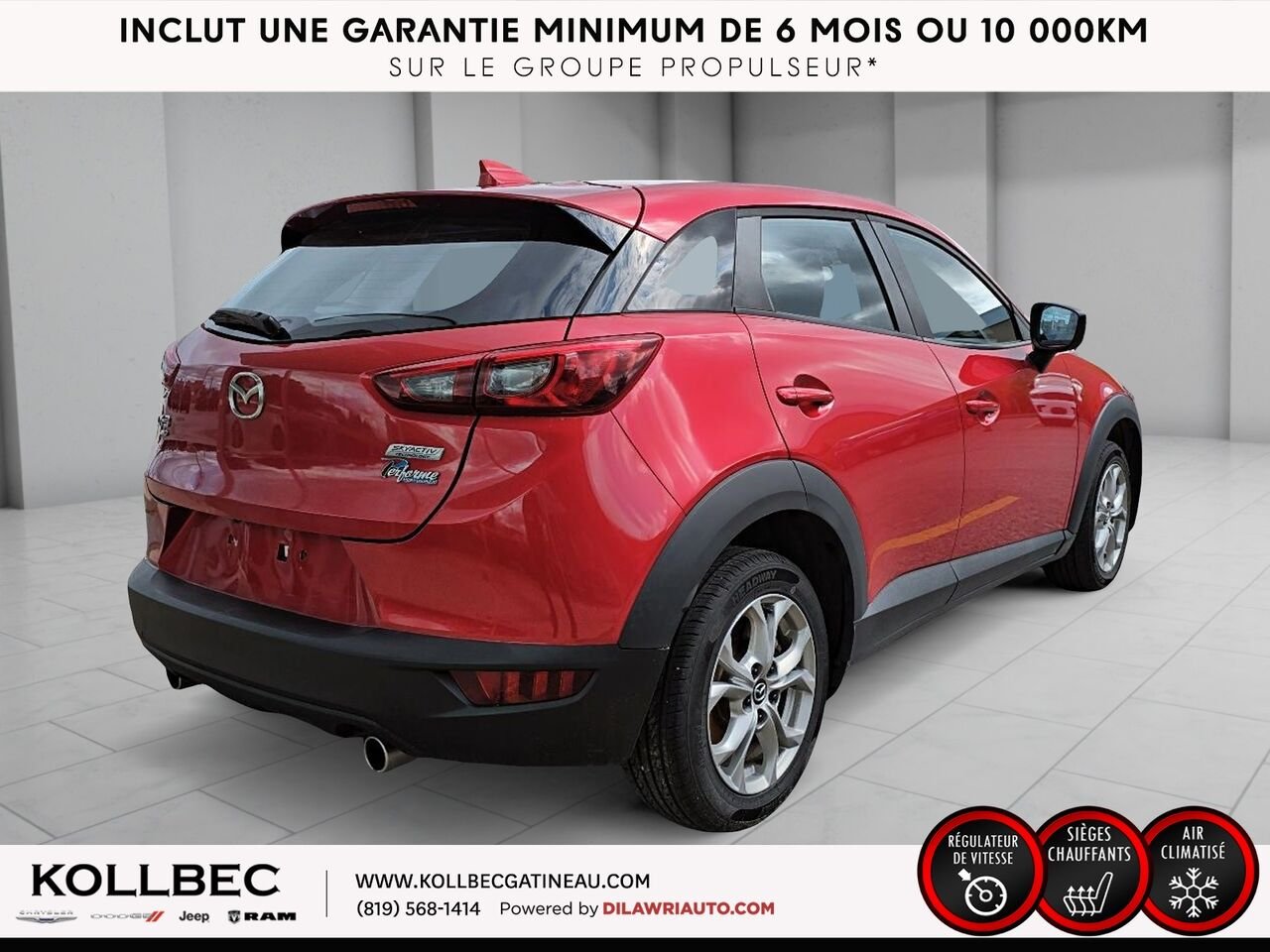 2016 MAZDA CX-3 GS FWD Red Ottawa & Gatineau - photo #14