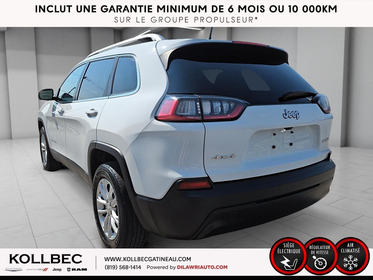 JEEP CHEROKEE 261101 | North 4x4 2019 Blanc Gatineau - photo #17