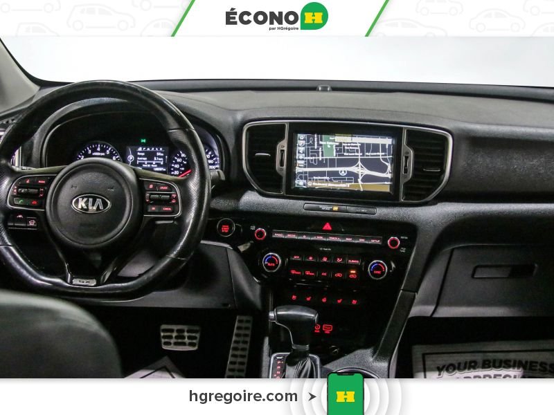 Kia Sportage 725354 | AWD AUTO AC CUIR TOIT NAV GR ELEC MAGS CAM RECUL B 2018 Blanc Laval - photo #14