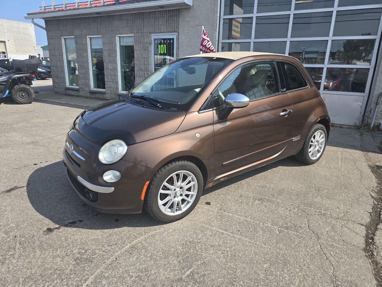 FIAT 500 2012 Brun Longueuil, - photo #0