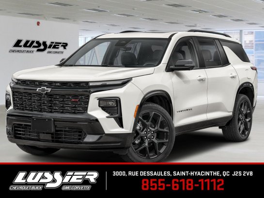 CHEVROLET Traverse RS 2026 Blanc polaire, triple couche