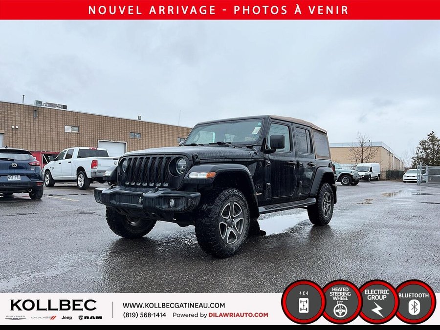 JEEP WRANGLER UNLIMITED *** BAS KILOMÉTRAGE *** 2020 Noir