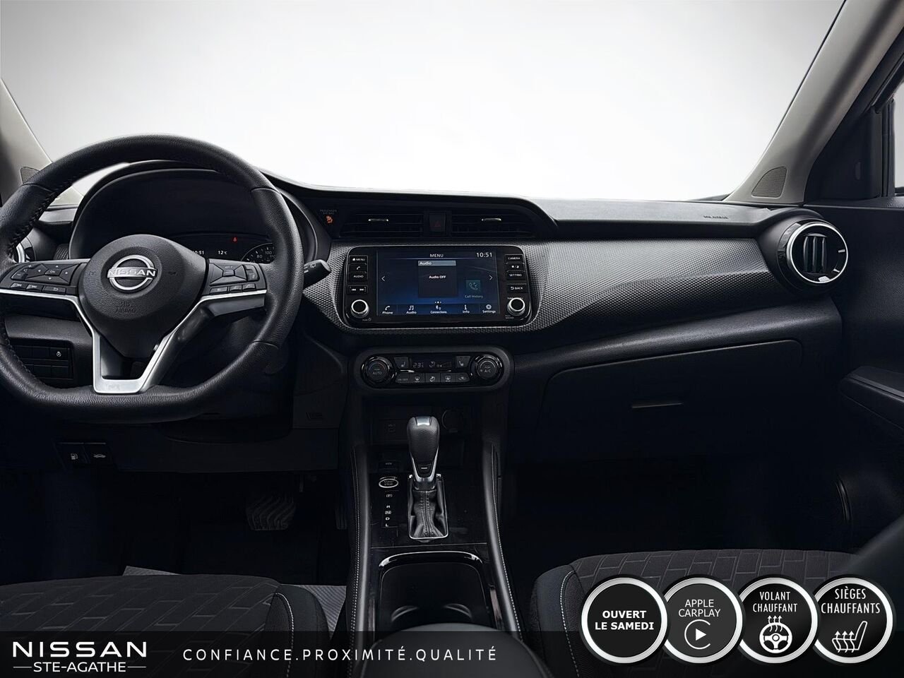 2024 Nissan Kicks SV | BAS KILO | CARPLAY | UN SEUL PROPRIÉTAIRE White Saint-Jérôme - photo #11
