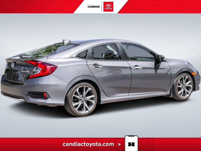 Honda Civic TA04057 | TOURING - BAS KM - TOIT OUVRANT 2020 Gris Laval - photo #8