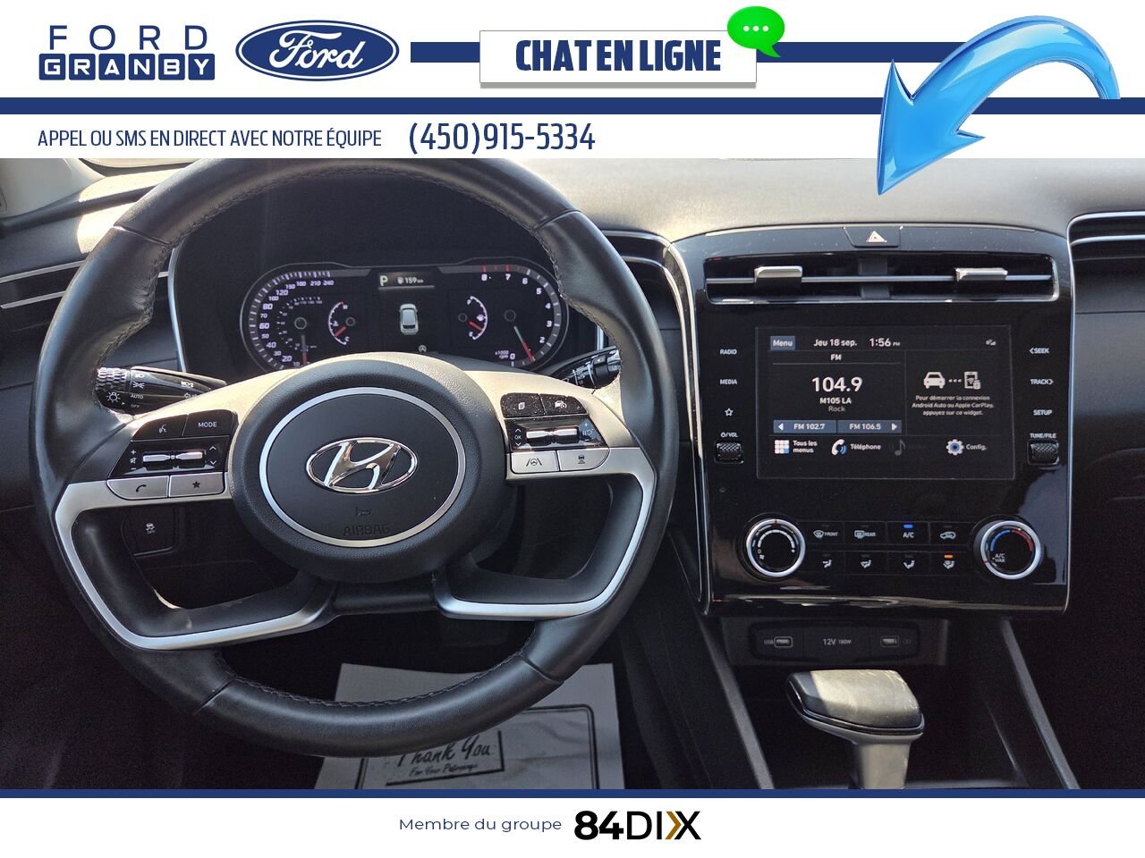 Hyundai Tucson 2023 Noir Granby - photo #9
