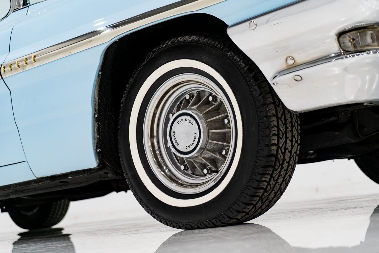 1961 Pontiac Bonneville **PRIX EN USD**C8 Suffix 389cu.in. TriPower 4 Speed Blue Montreal - photo #5