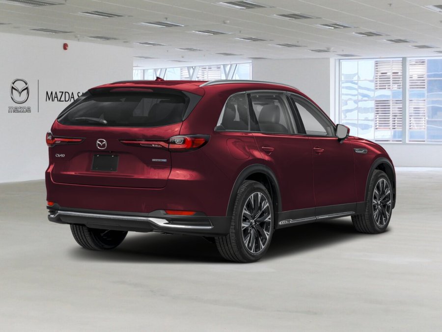 MAZDA CX-90 hybride rechargeable GT TI 2026 Rouge artisanal cristal métallisé