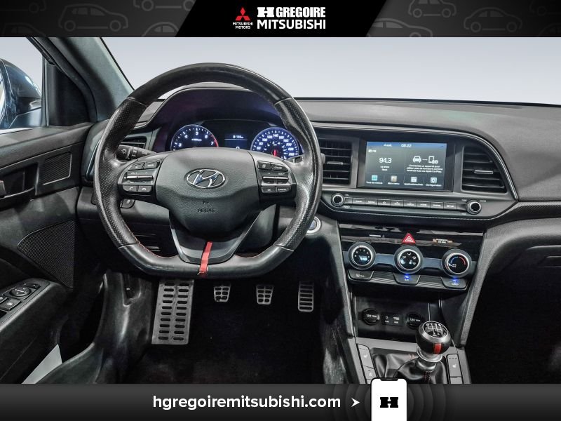 Hyundai Elantra MA4420 | Sport * Manuel * Mags * Caméra * Toit * Carplay 2019 Gris Laval - photo #24
