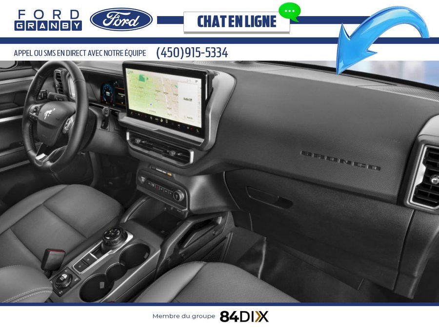 Ford Bronco Sport Badlands 4x4 2026 Gris carbonisé métallisé