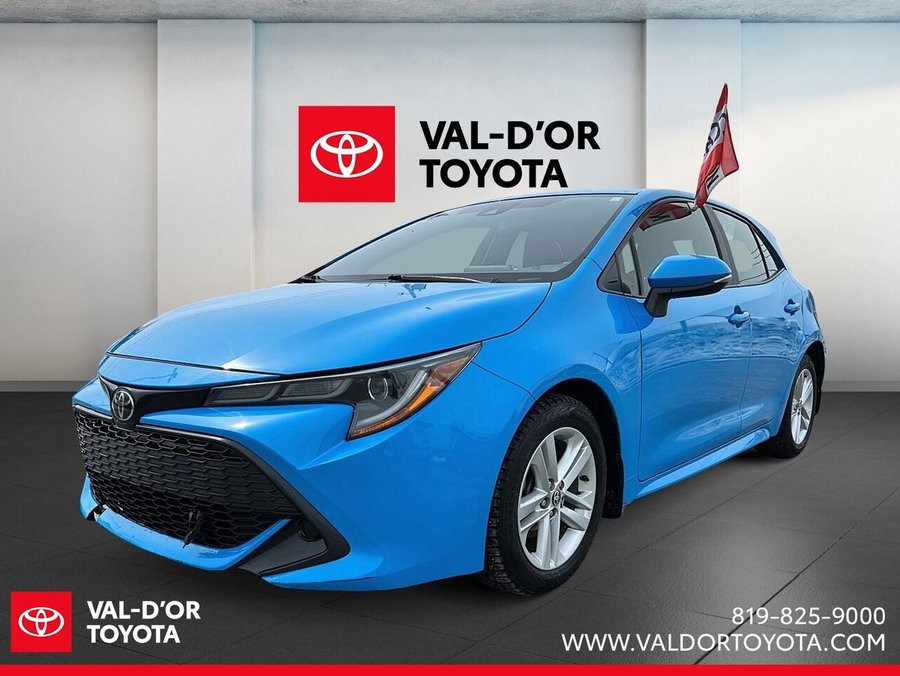 Toyota Corolla à hayon CVT 2019 2019 Bleu flamme