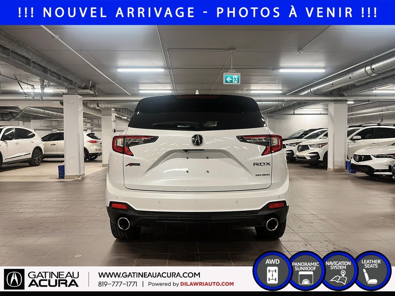 2024 Acura RDX A-Spec SH-AWD White Gatineau - photo #5