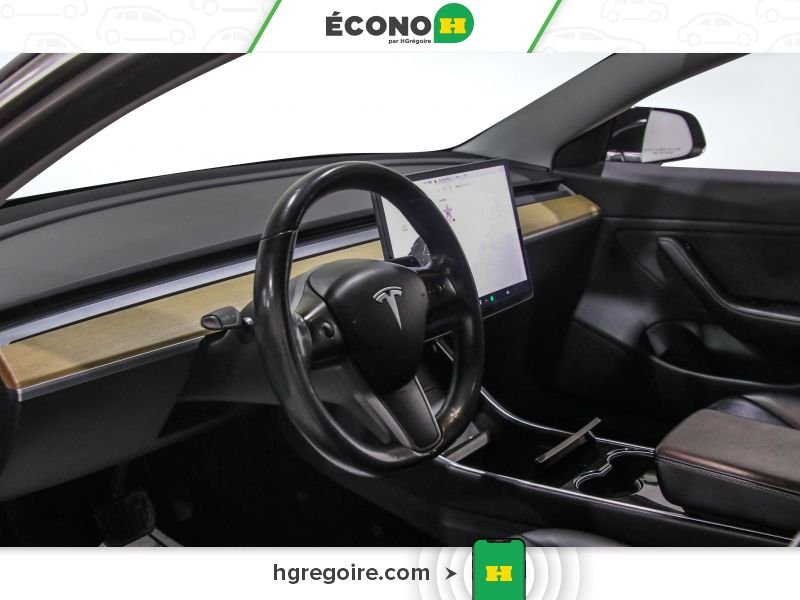 Tesla Model 3 727190A | LONG RANGE TOIT CUIR MAGS CAM RECUL BLUETOOTH 2018 Noir Laval - photo #9