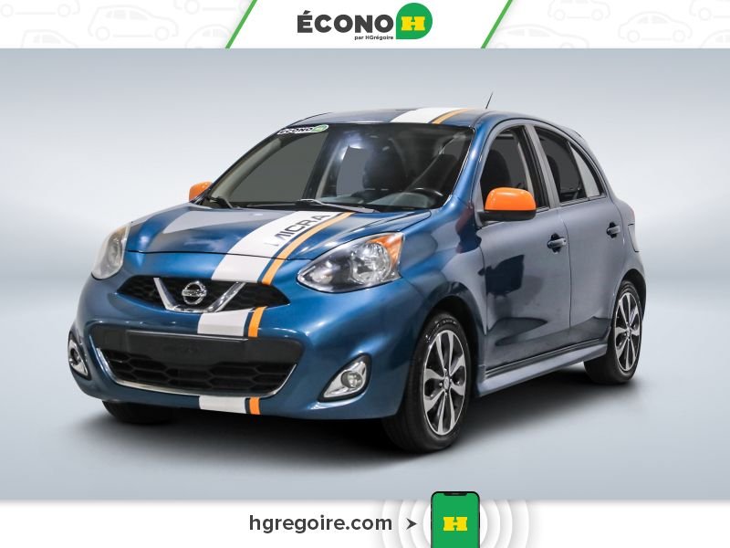 Nissan MICRA 821410 | SR GR ÉLEC A/C BLUETOOTH CAMÉRA MAGS 2015 Bleu Laval - photo #2
