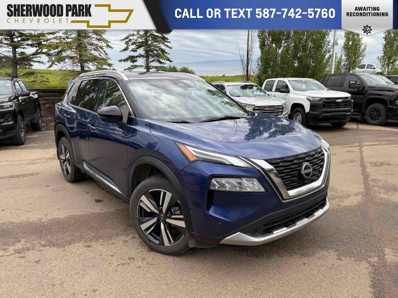 2023 Nissan Rogue AWD Platinum Blue Sherwood Park - photo #0