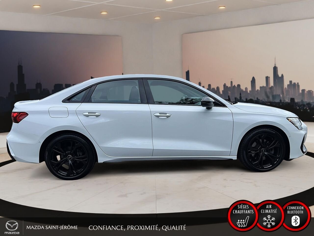 Audi A3 berline 2025 Blanc Ste-Agathe des Monts - photo #4