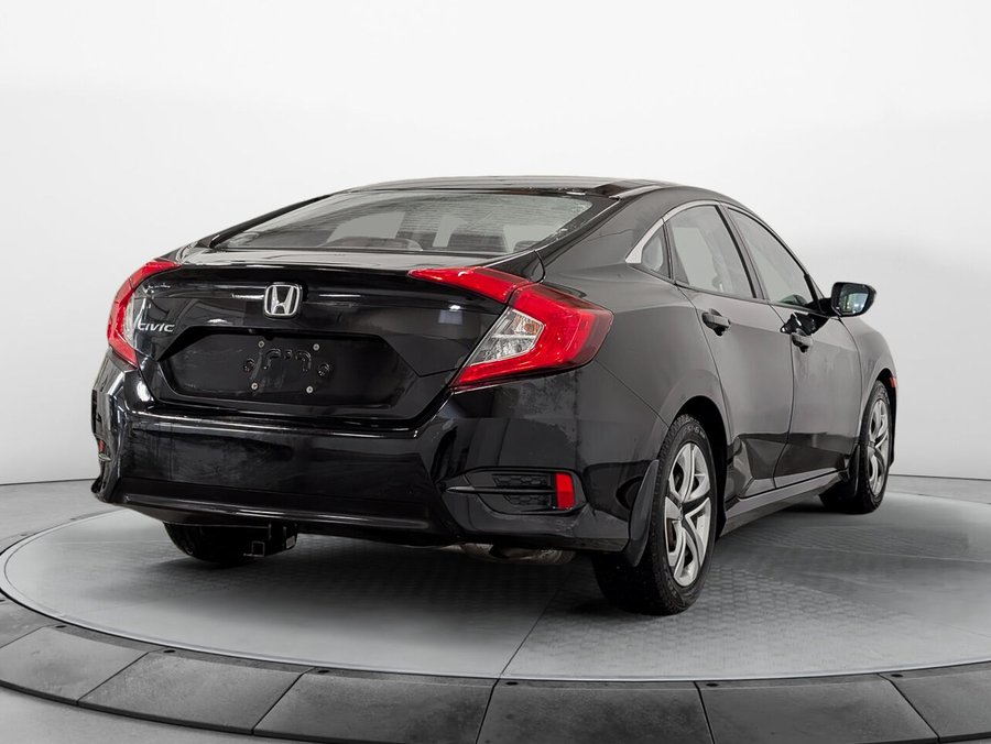 Honda CIVIC LX Automatique Cruise Control Sièges Chauffants 2018 Noir