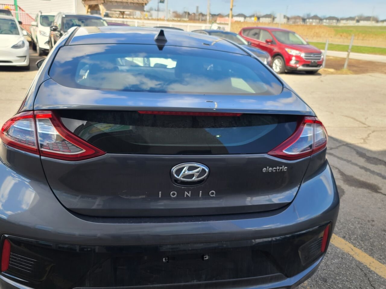 2019 Hyundai Ioniq Electric Grey  - photo #4