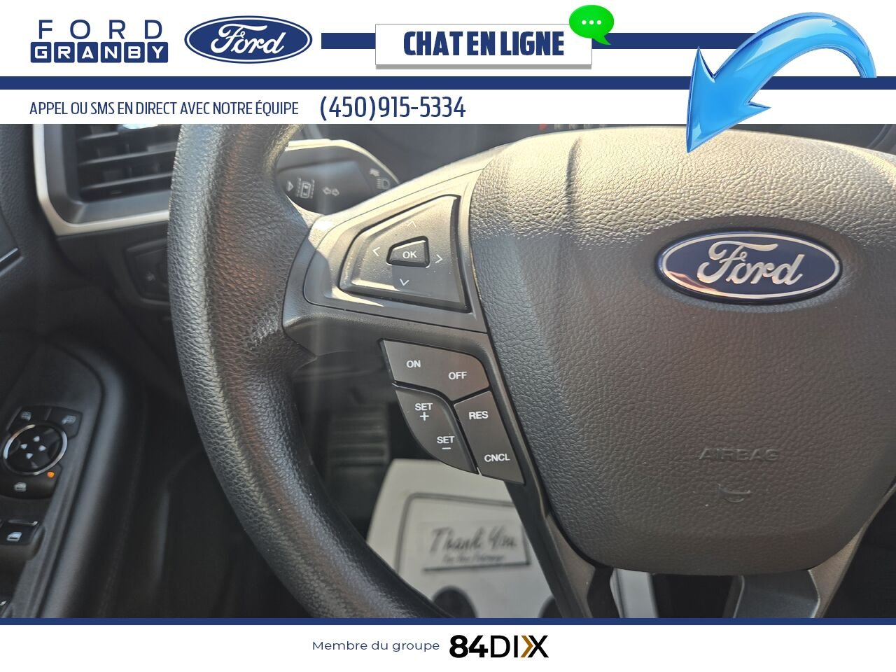 2022 Ford Edge White Granby - photo #10
