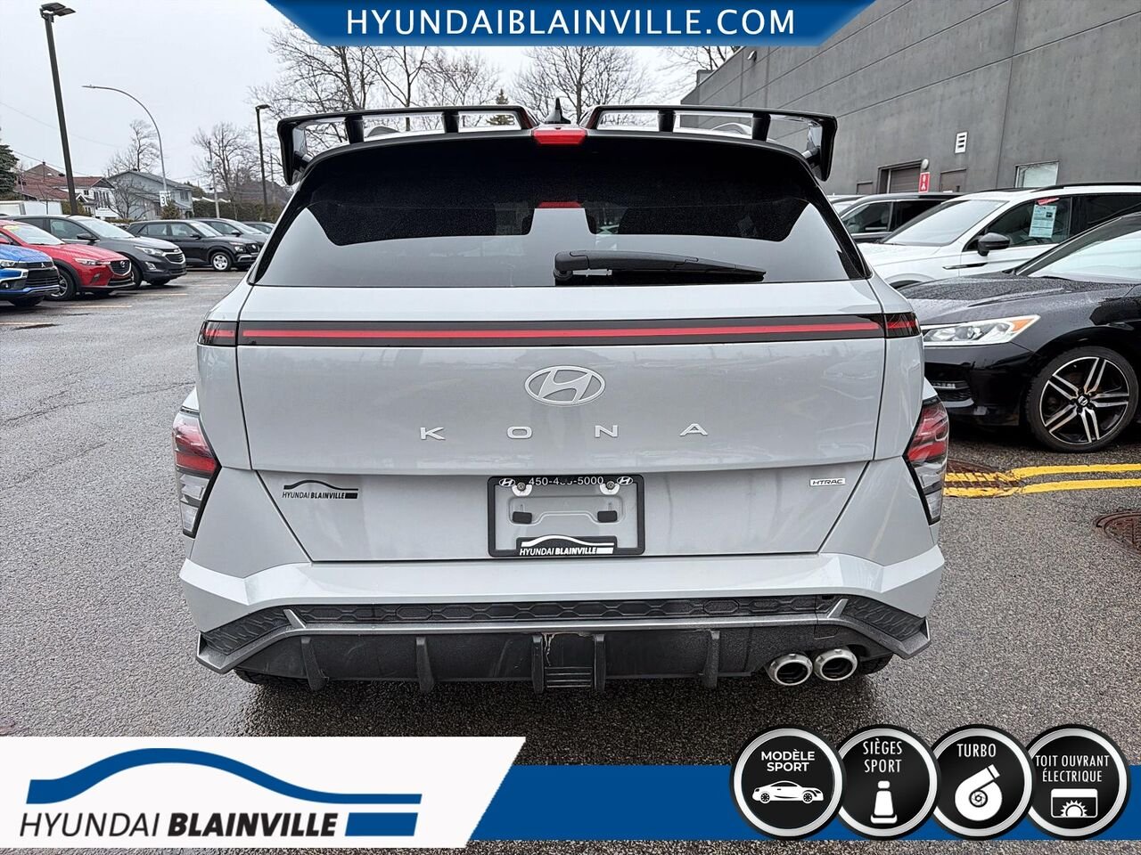 2024 Hyundai Kona Grey Blainville - photo #4