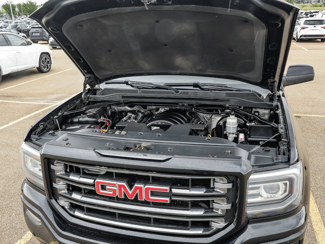 2016 GMC Sierra 1500 4WD Crew Cab 143.5 SLT Black Sherwood Park - photo #9