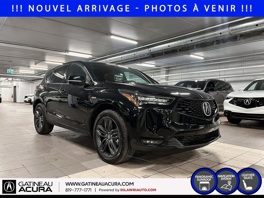 Acura RDX *** UN PROPRIO + CLEAN CARFAX + BAS KILOMÉTRAGE*** 2024 Noir