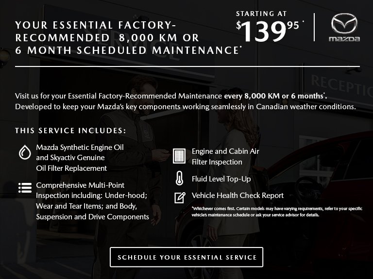 Mazda maintenance accueil juillet 2026