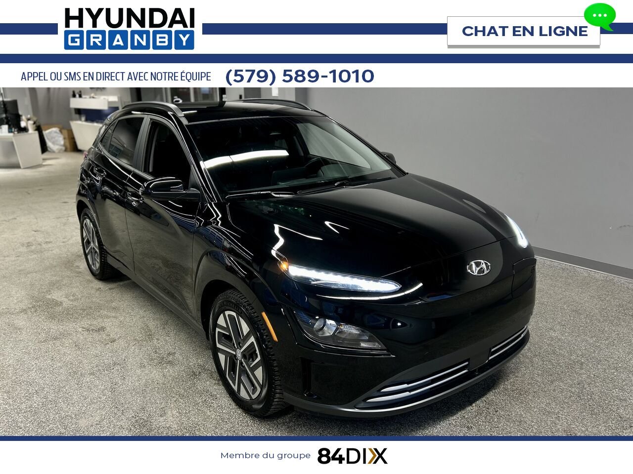 2023 Hyundai Kona Electric Black Granby - photo #1