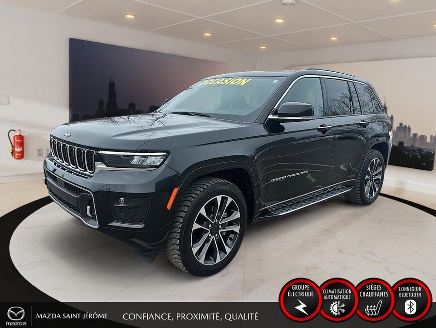 Jeep Grand Cherokee OVERLAND | TOIT PANO | NAVIGATION 2022 Noir