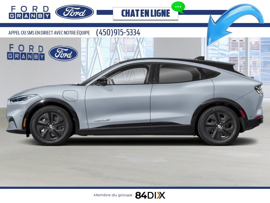 2025 Ford Mustang Mach-E Glacier Grey Metallic Tri-Coat