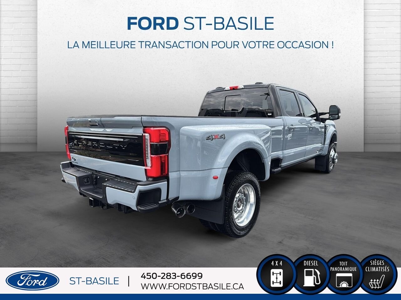 2025 Ford Super Duty F-450 DRW Grey Saint-Basile-le-Grand - photo #8