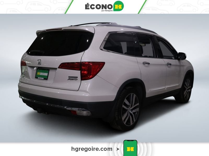 Honda Pilot 724884 | TOURING AUTO A/C TOIT CUIR GR ELECT CAM 2018 Blanc Laval - photo #6